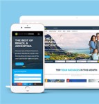 Bootstrap框架UI设计响应式旅游公司网站模板