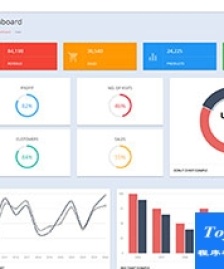 模块化bootstrap后台客户管理系统模板