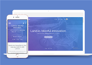 响应式紫色渐变UI设计公司网站静态模板