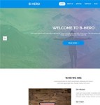 hero精品蓝色产品营销集团官网整站模板