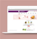 简约清新布局饮料公司网站html模板