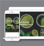 全屏创意精美绿色有机蔬菜种植网站模板