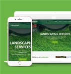 绿色响应式花艺园林绿化公司网站静态模板