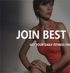 FIT club大气女子有氧运动健身俱乐部web模板