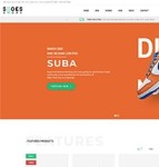 运动鞋淘宝购物商城网站模板