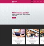 Fitness运动健身会所企业官网模板