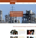 化工能源原材料制造业网页模板