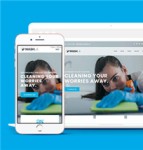 保洁公司家庭保洁服务网站模板