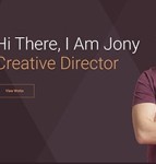 Jony棕色ui电子商务人员个人简介响应式网站模板
