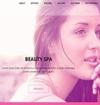 Spotlight大气唯美水疗美容网站首页web模板