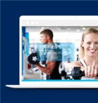 蓝色健身房锻炼网站模板html整站模板下载