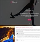 时尚街拍摄影企业网站模板