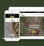 清新健康农产品销售电子商务bootstarp网站模板