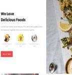 kusina几何健康食品主题餐厅bootstarp网站模板