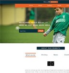 学校运动会体育比赛网站模板