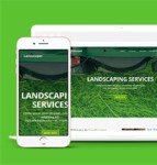 清新绿色响应式花艺企业网站模板