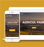 自适应有机食品生态农场网站html模板