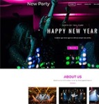 紫色Party演唱会宣传专题bootstrap模板