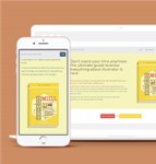 黄色大气读书书单推荐HTML5网站模板