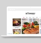 简约意式网上餐厅定制美味引导式主题网站模板