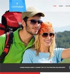 自助旅行运动装备企业官网模板
