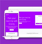 紫色响应式旅行项目计划网站静态模板