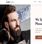 barber创新时尚美发造型师个人工作室网站模板