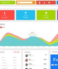 ui设计bootstrap后台系统模板