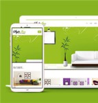 清爽创意家居网站单页面HTML5模板