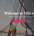 villa顶级豪华别墅度假村集团web网站设计模板