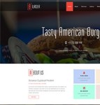 Burger快餐店外卖点餐网页模板