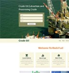海上石油钻井平台网页模板