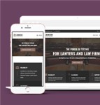高端宽屏律师法律服务HTML5网站模板