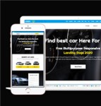 黑色汽车租赁有限公司网站多网页HTML5模板