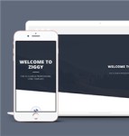 斜纹线条设计创意网页设计企业网站模板