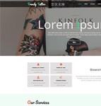 纹身刺青工作室企业网站模板