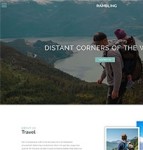 雪山登山运动爱好者网站模板