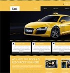 taxi出租车活动专题网站模板