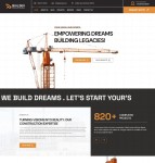 房屋工程建筑服务公司网站模板