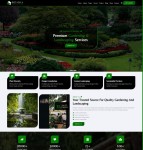 响应式园艺景观设计网站模板