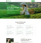 绿色园林景观设计公司网站模板