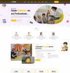 儿童教育服务机构HTML5网站模板