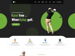 HTML5高尔夫运动网站模板