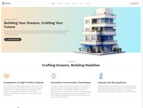 建筑项目服务设计公司网站模板