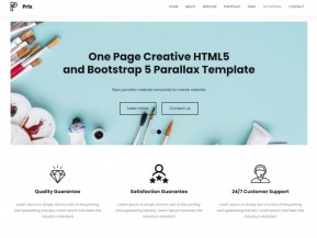 极简风格数字营销公司网站HTML5模板