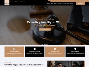 知识产权保护辩护服务网站模板